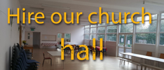 Hire our church hall